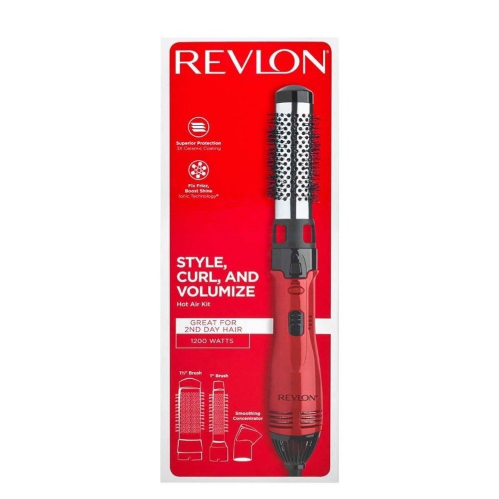 REVLON 1200W Perfect Style Hot Air | Style, Curl, and Volumize,